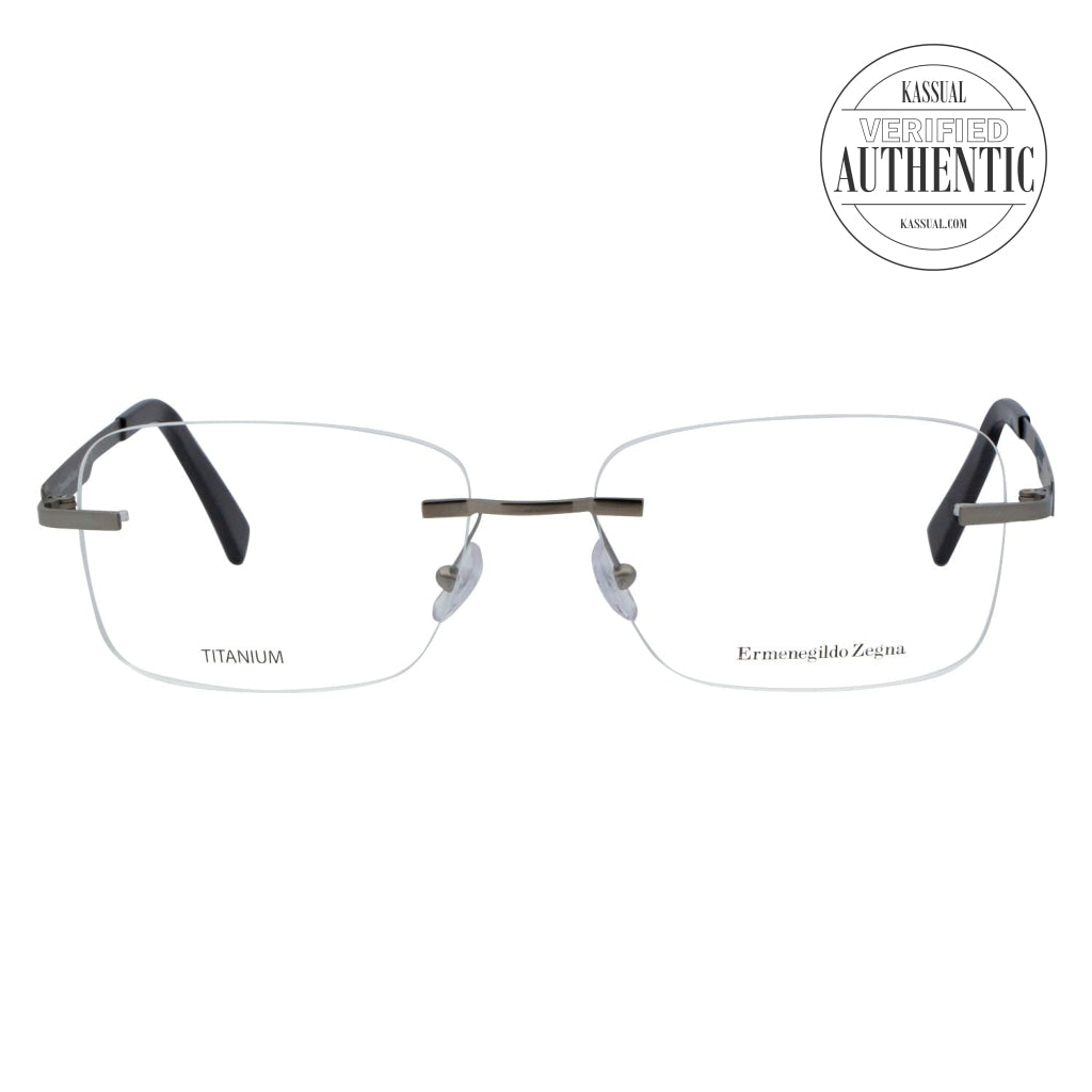 Ermenegildo zegna discount rimless frames