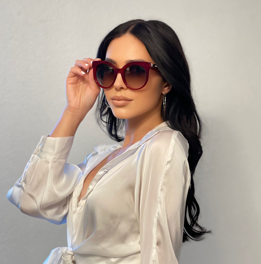 How to Style Sunglasses Inside