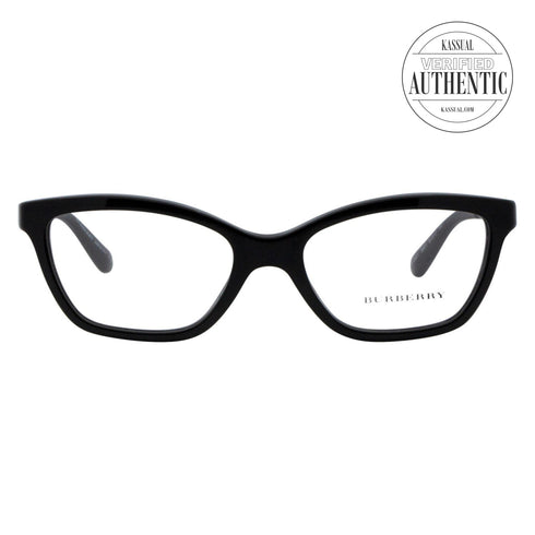 Burberry Cateye Eyeglasses BE2221 3001 Black 51mm 2221