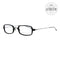 John Varvatos Rectangular Eyeglasses V347 Black/Gunmetal 49mm 347