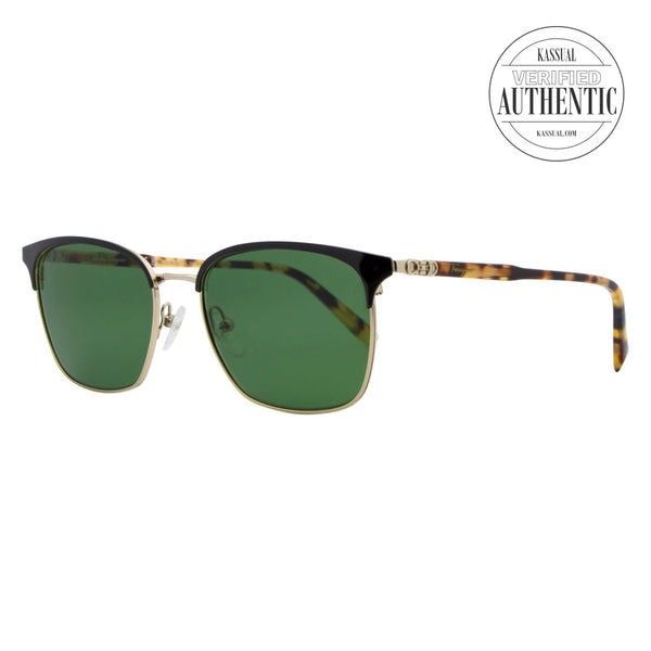 Salvatore Ferragamo Rectangular Sunglasses SF180S 017 Black/Havana 54mm 180