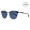 Salvatore Ferragamo Round Sunglasses SF2201 703 Black/Gold 53mm 2201