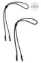 2-pack Sunglasses Straps - Black/Gray Braid
