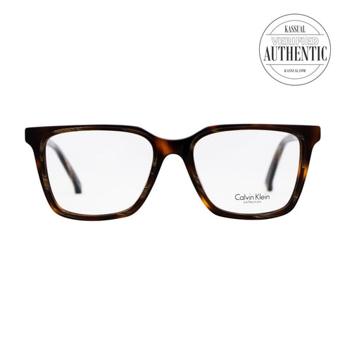 Calvin Klein Square Eyeglasses CK8579 244 Brown/Horn 53mm 8579