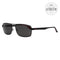 Carrera Rectangular Sunglasses CA8011S 003M9 Matte Black Polarized 58mm 8011