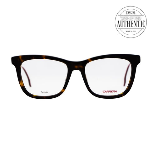 Carrera Square Eyeglasses CA1107V 0086 Dark Havana/White 50mm 1107