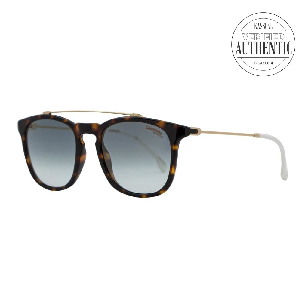 Carrera Square Sunglasses CA154S 0086 Havana/Gold/White 51mm 154S