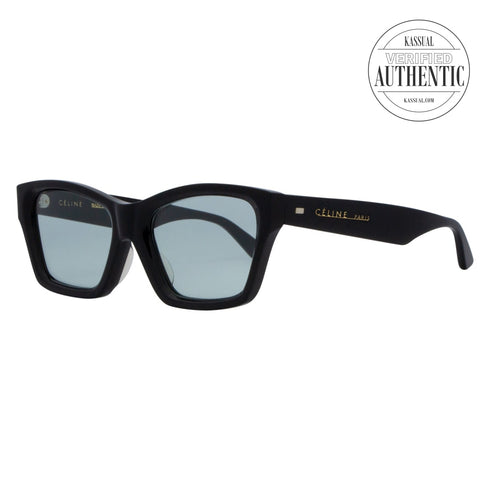 Celine Cateye Sunglasses CL40053F 01N Black 58mm 40053