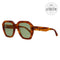 Celine Square Sunglasses CL40045I 53N Tortoise 52mm 40045