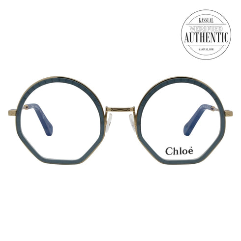 Chloe Round Eyeglasses CE2143 449 Avio 50mm 2143