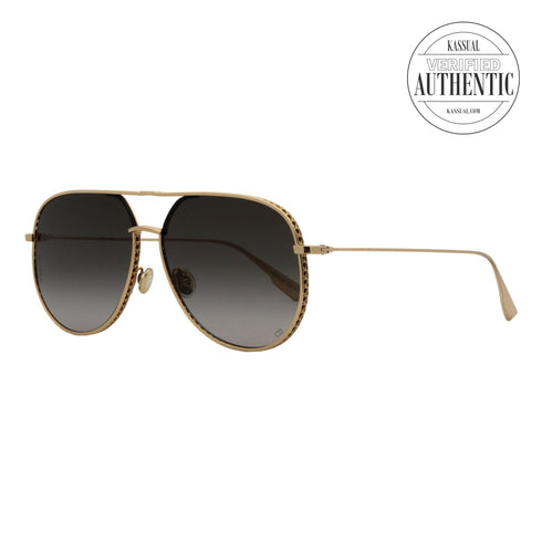 Dior Aviator Sunglasses Diorbydior 0000-86 Gold 60mm By Dior