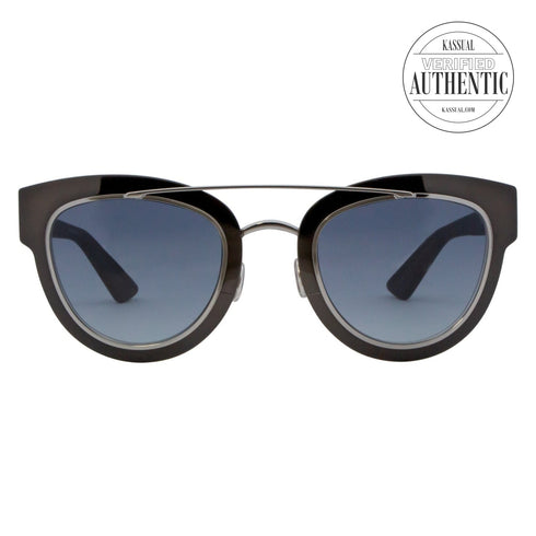 Dior Cateye Sunglasses Diorchromic 0LMK Ruthenium 47mm Diorchromic