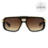 Dita Navigator Sunglasses Mach-Eight Matte Black/Gold 136mm Mach 8