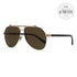 Dolce & Gabbana Aviator Sunglasses DG2189 132083 Matte Brown/Gold Polarized 61mm 2189