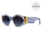 Dolce &amp; Gabbana Cateye Gafas de sol DG4396 33148G Trasparente/Negro 55mm 4396