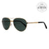 Ermenegildo Zegna Aviator Polarized Sunglasses EZ0035 28R Gold/Havana 61mm 0035
