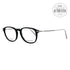 Ermenegildo Zegna Oval Eyeglasses EZ5051 001 Shiny Black/Silver 50mm 5051