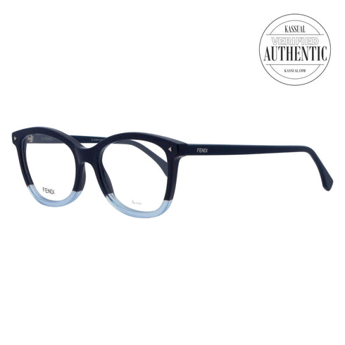 Fendi Oval Eyeglasses FF234 PJP Blue 52mm 234