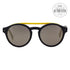 Fendi Round Sunglasses FFM0017-F KB7 Matte Black/Yellow 53mm M0017