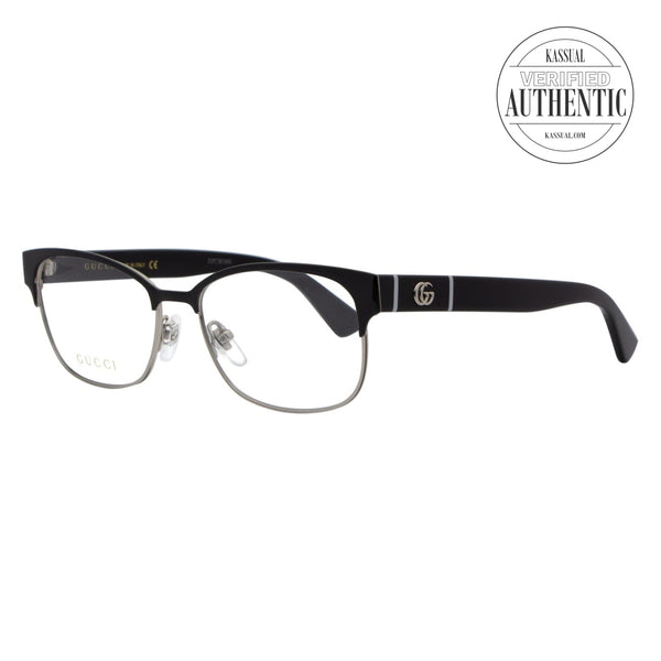 Gucci Rectangular Eyeglasses GG0751O 004 Black 53mm 751
