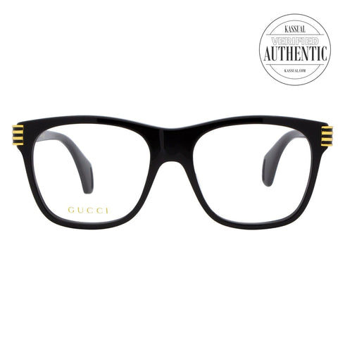 Gucci Square Eyeglasses GG0526O 001 Black 54mm 526