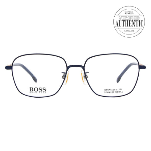 Hugo Boss Square Eyeglasses BOSS1143/F Fll Matte Blue 55mm 1143/F