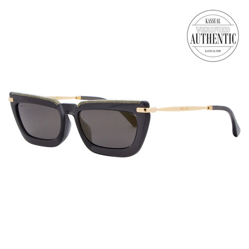 Jimmy Choo Gafas de sol rectangulares VELA-G EIB Oro/Negro 55mm