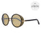 Jimmy Choo Round Sunglasses Andie-N-S 2M2 Black/Gold 54mm