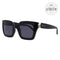 Jimmy Choo Square Sunglasses MAIKA 807 Black 50mm
