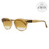 John Varvatos Oval Sunglasses V532 Yellow-Cystal Yellow/Cystal 51mm 532