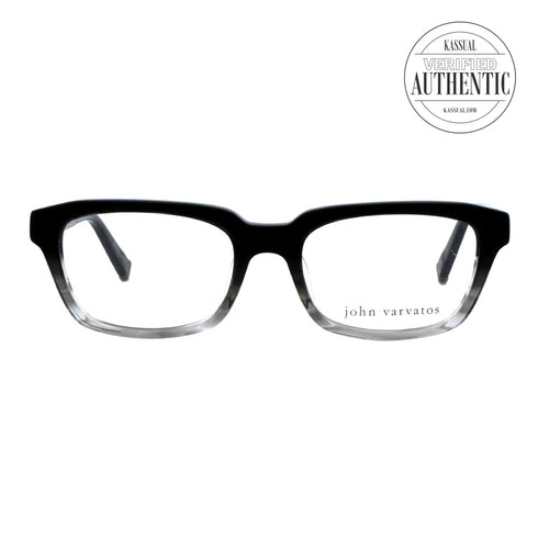 John Varvatos Rectangular Eyeglasses V357 Black Gradient 52mm 357