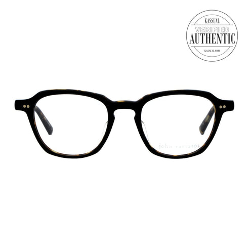 John Varvatos Sqaure Eyeglasses V204 Black/Tortoise 50mm 204