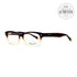 Kenneth Cole New York Rectangular Eyeglasses KC0197 050 Brown/Transparent Cream 54mm 0197