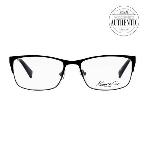 Kenneth Cole New York Rectangular Eyeglasses KC0227 002 Matte Black  54mm 0227