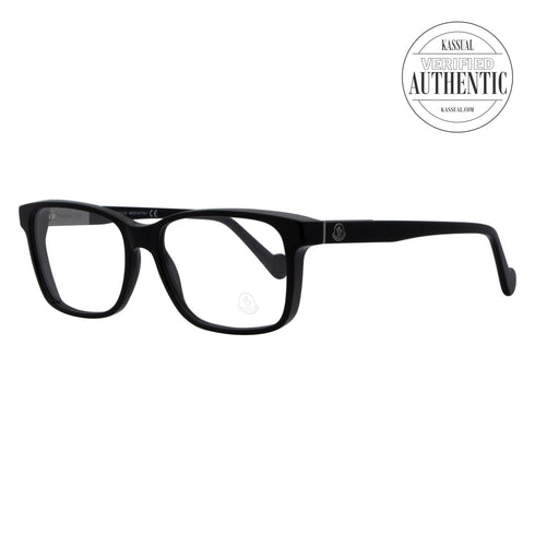 Moncler Rectangular Eyeglasses ML5012 001 Black 54mm 5012
