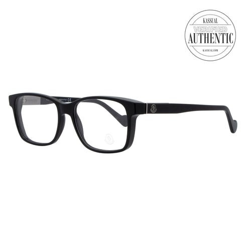 Moncler Rectangular Eyeglasses ML5012 001 Black 57mm 5012