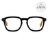 Moncler Rectangular Eyeglasses ML5042 005 Black/Yellow 51mm 5042