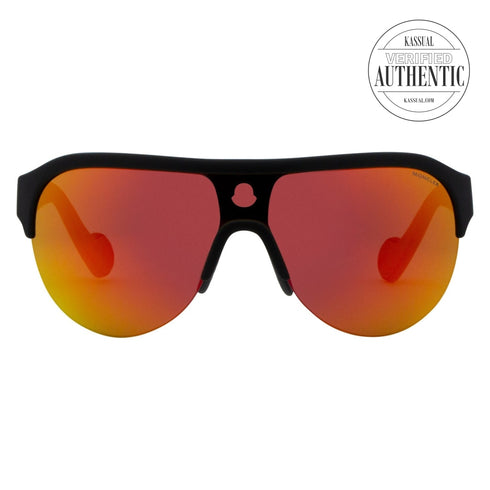 Moncler Shield Sunglasses ML0049 02C Matte Black 65mm 0049
