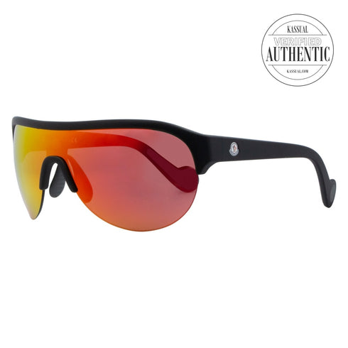 Moncler Shield Sunglasses ML0049 02C Matte Black 65mm 0049
