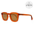 Moncler Square Sunglasses ML0006 68C Clear Orange 50mm 0006