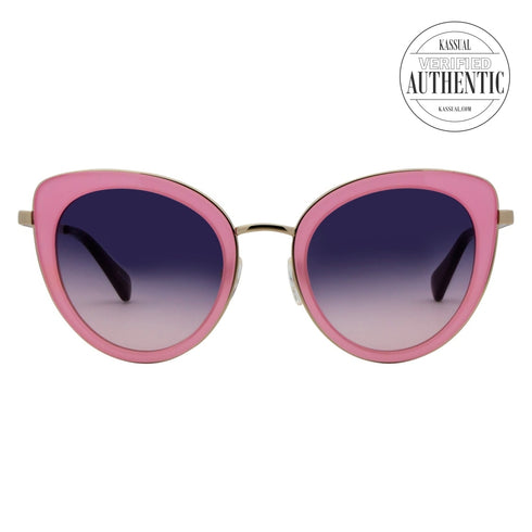 Moschino Butterfly Sunglasses MOL006S 35JO9 Pink/Gold 51mm 006