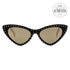 Moschino Cateye Sunglasses MOS006S 2M2UE Black 52mm 006