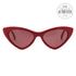 Moschino Cateye Sunglasses MOS006S C9A4S Red 52mm 006