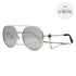 Moschino Round Sunglasses MOS052S 010T4 Silver 57mm 052