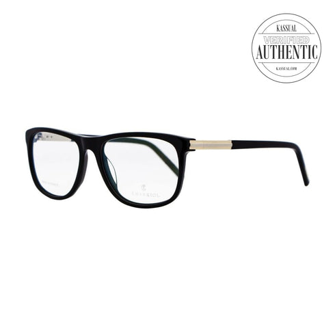 Philippe Charriol Rectangular Eyeglasses PC7517 C01 Black  55mm 7517