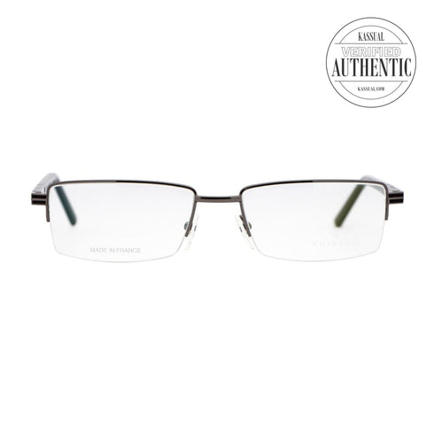 Philippe Charriol Semi-Rimless Eyeglasses PC7506 C05 Shiny Gunmetal  56mm 7506