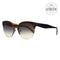 Prada Cateye Sunglasses PR04US 284130 Black/Yellow 43mm 04US