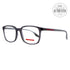 Prada Linea Rossa  Rectangular Eyeglasses PS05MV 01D1O1 Grey/Transparent 55mm 05MV