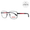 Prada Linea Rossa  Rectangular Eyeglasses PS50OV 1AB1O1 Black 55mm 50OV
