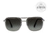 Prada Square Sunglasses PR59US 1BC4K1 Silver  59mm 59US